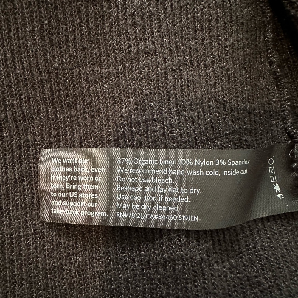 Eileen Fisher Linen Sweater Coat/Duster XS/TP - Picture 4 of 5